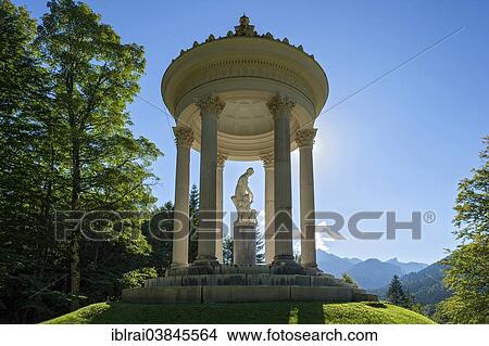 "Statue of Venus in the Venus Temple, castle grounds, Linderhof Palace, Upper Bavaria, Bavaria, Germany, Europe" View Large Photo Image Picture - "Statue of Venus in the Venus Temple, castle grounds, Linderhof Palace, Upper Bavaria, Bavaria, Germany, Europe". Fotosearch