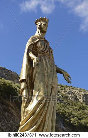 Stock Image - "Statue of Virgin Mary, Ephesus, Izmir Province, Turkey, Asia". Fotosearch