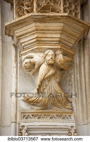 "Statue on the facade, Monastery of Santa Maria da Vitoria, Monastery Church of Batalha, Mosteiro da Batalha, UNESCO World Cultural Heritage Site, Batalha, Leiria District, Portugal, Europe" View Large Photo Image Stock Photo - "Statue on the facade, Monastery of Santa Maria da Vitoria, Monastery Church of Batalha, Mosteiro da Batalha, UNESCO World Cultural Heritage Site, Batalha, Leiria District, Portugal, Europe". Fotosearch