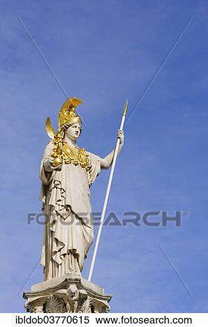 "Statue on the Pallas Athene Fountain, Vienna, Austria, Europe" View Large Photo Image Stock Photography - "Statue on the Pallas Athene Fountain, Vienna, Austria, Europe". Fotosearch