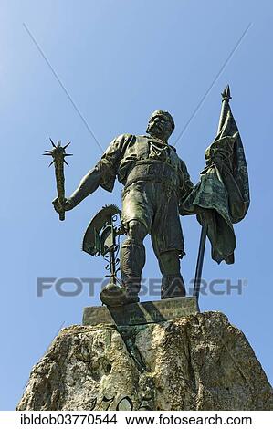 "Statue """"Schmied von Kochel"""", Bavarian folk hero, Kochel am See, Bavaria, Germany, Europe" View Large Photo Image Picture - "Statue """"Schmied von Kochel"""", Bavarian folk hero, Kochel am See, Bavaria, Germany, Europe". Fotosearch