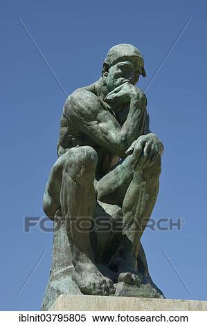 "Statue The Thinker by Rodin, garden of the Musee Rodin, Paris, Ile-de-France, France, Europe" View Large Photo Image Stock Photography - "Statue The Thinker by Rodin, garden of the Musee Rodin, Paris, Ile-de-France, France, Europe". Fotosearch