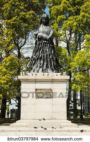 "Statue to the women victims of the atomic bomb, Nagasaki, Japan, Asia" View Large Photo Image Picture - "Statue to the women victims of the atomic bomb, Nagasaki, Japan, Asia". Fotosearch