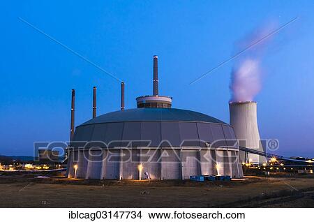 "Staudinger Power Station operated by the energy company EON, at dusk, Grossauheim, Grosskrotzenburg, Hesse, Germany, Europe" View Large Photo Image Picture - "Staudinger Power Station operated by the energy company EON, at dusk, Grossauheim, Grosskrotzenburg, Hesse, Germany, Europe". Fotosearch