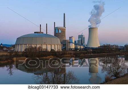 "Staudinger Power Station operated by the energy company EON, at dusk, Grossauheim, Grosskrotzenburg, Hesse, Germany, Europe" View Large Photo Image Stock Image - "Staudinger Power Station operated by the energy company EON, at dusk, Grossauheim, Grosskrotzenburg, Hesse, Germany, Europe". Fotosearch