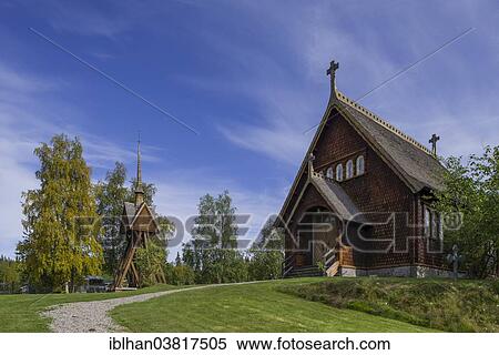 "Stave church of Kvikkjokk, Norrbotten County, Sweden, Europe" View Large Photo Image Stock Photography - "Stave church of Kvikkjokk, Norrbotten County, Sweden, Europe". Fotosearch