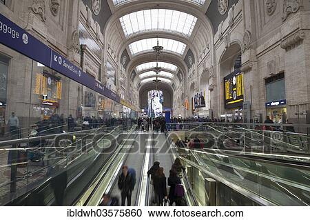 "Stazione Centrale, main station, Milan, Lombardy, Italy, Europe" View Large Photo Image Stock Image - "Stazione Centrale, main station, Milan, Lombardy, Italy, Europe". Fotosearch