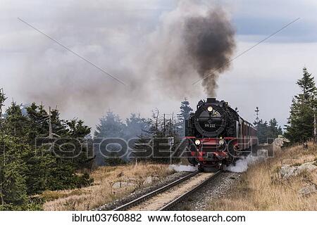 "Steam engine, Brocken Railway ascending, Brocken, Wernigerode, Saxony-Anhalt, Germany, Europe" View Large Photo Image Stock Image - "Steam engine, Brocken Railway ascending, Brocken, Wernigerode, Saxony-Anhalt, Germany, Europe". Fotosearch