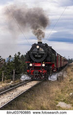 "Steam engine, Brocken Railway ascending, Brocken, Wernigerode, Saxony-Anhalt, Germany, Europe" View Large Photo Image Stock Photography - "Steam engine, Brocken Railway ascending, Brocken, Wernigerode, Saxony-Anhalt, Germany, Europe". Fotosearch