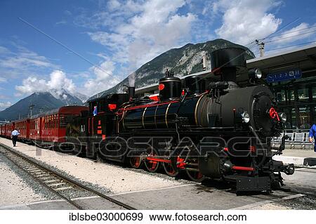 "Steam locomotive of the Zillertal Railway or Zillertalbahn, Jenbach station, Zillertal Valley, Jenbach, Tyrol, Austria, Europe" View Large Photo Image Stock Photo - "Steam locomotive of the Zillertal Railway or Zillertalbahn, Jenbach station, Zillertal Valley, Jenbach, Tyrol, Austria, Europe". Fotosearch