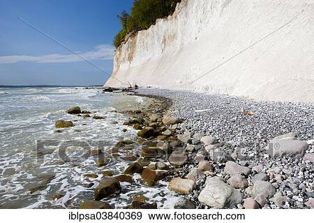 "Steep coast with chalk cliffs in the Jasmund National Park, UNESCO World Heritage Site, Rugen, Mecklenburg-Western Pomerania, Germany, Europe" View Large Photo Image Stock Photo - "Steep coast with chalk cliffs in the Jasmund National Park, UNESCO World Heritage Site, Rugen, Mecklenburg-Western Pomerania, Germany, Europe". Fotosearch