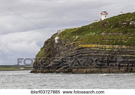 "Steep coastline, cliffs, at the estuary of the River Shannon, Atlantic Ocean, Shannon, County Clare, Province of Munster, Ireland, Europe" View Large Photo Image Stock Photography - "Steep coastline, cliffs, at the estuary of the River Shannon, Atlantic Ocean, Shannon, County Clare, Province of Munster, Ireland, Europe". Fotosearch