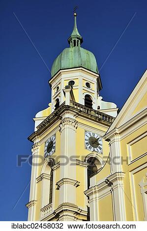 "Steeple of St. Joseph's Church, neo-baroque, Maxvorstadt, Schwabing-West district, Munich, Bavaria, Germany, Europe" View Large Photo Image Stock Image - "Steeple of St. Joseph's Church, neo-baroque, Maxvorstadt, Schwabing-West district, Munich, Bavaria, Germany, Europe". Fotosearch
