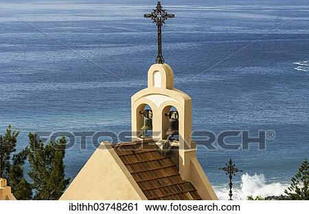 "Steeple of the Church of Santiago Apostol, behind the sea, Laguna de Santiago, La Gomera, Canary Islands, Spain, Europe" View Large Photo Image Stock Image - "Steeple of the Church of Santiago Apostol, behind the sea, Laguna de Santiago, La Gomera, Canary Islands, Spain, Europe". Fotosearch