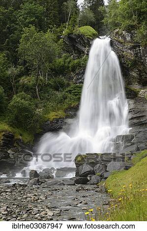 "Steindalsfossen Waterfall, Norheimsund, Hardanger, Hordaland, Western Norway, Norway, Europe" View Large Photo Image Stock Photo - "Steindalsfossen Waterfall, Norheimsund, Hardanger, Hordaland, Western Norway, Norway, Europe". Fotosearch
