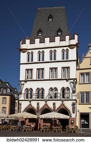"Steipe building on the Hauptmarkt main market square, Trier, Rhineland-Palatinate, Germany, Europe, PublicGround, Europe" View Large Photo Image Stock Image - "Steipe building on the Hauptmarkt main market square, Trier, Rhineland-Palatinate, Germany, Europe, PublicGround, Europe". Fotosearch