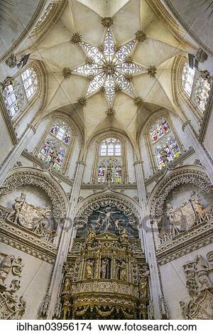 "Stellar vault in Burgos Cathedral, Burgos, Castile and Leon, Spain, Europe" View Large Photo Image Picture - "Stellar vault in Burgos Cathedral, Burgos, Castile and Leon, Spain, Europe". Fotosearch