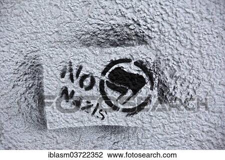 "Stencil on a wall " No Nazis", Charlottenburg, Berlin, Berlin, Germany, Europe" View Large Photo Image Stock Image - "Stencil on a wall " No Nazis", Charlottenburg, Berlin, Berlin, Germany, Europe". Fotosearch