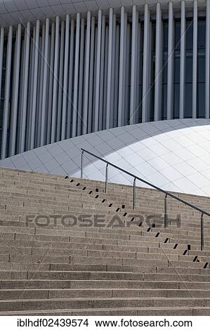 "Steps in front of the Philharmonie, Philharmonic Hall, Place de l'Europe, European quarter, Kirchberg plateau, Luxembourg City, Europe, PublicGround" View Large Photo Image Picture - "Steps in front of the Philharmonie, Philharmonic Hall, Place de l'Europe, European quarter, Kirchberg plateau, Luxembourg City, Europe, PublicGround". Fotosearch