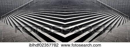 Stock Image - "Steps in front of the Philharmonie Luxembourg, Place de l'Europe, European quarter, Kirchberg plateau, Luxembourg City, Europe, PublicGround". Fotosearch