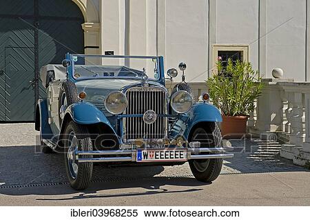 Stock Photography - "Steyr 30S cabriolet, built in 1932". Fotosearch