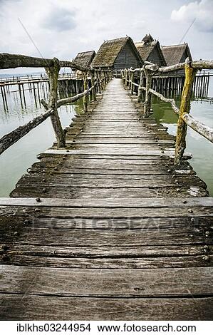 "Stilt dwellings, Pfahlbaumuseum Unteruhldingen, stilt house open-air museum, Unteruhldingen, Baden-Wurttemberg, Germany, Europe" View Large Photo Image Picture - "Stilt dwellings, Pfahlbaumuseum Unteruhldingen, stilt house open-air museum, Unteruhldingen, Baden-Wurttemberg, Germany, Europe". Fotosearch