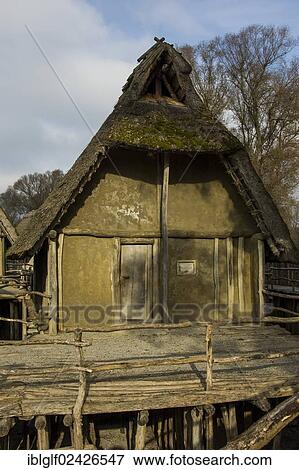 "Stilt house, Unteruhldingen, Baden-Wuerttemberg, Germany, Europe" View Large Photo Image Stock Photo - "Stilt house, Unteruhldingen, Baden-Wuerttemberg, Germany, Europe". Fotosearch