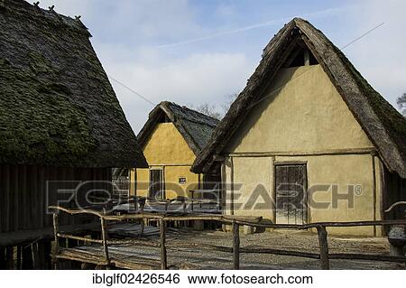 "Stilt houses, Unteruhldingen, Baden-Wuerttemberg, Germany, Europe" View Large Photo Image Stock Photograph - "Stilt houses, Unteruhldingen, Baden-Wuerttemberg, Germany, Europe". Fotosearch