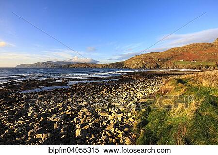 "Stone beach coastline, Kilcar, County Donegal, Republic of Ireland" View Large Photo Image Stock Photography - "Stone beach coastline, Kilcar, County Donegal, Republic of Ireland". Fotosearch