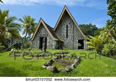 "Stone church, Insel Kvato, Alotau, Papua New Guinea, Oceania" View Large Photo Image Stock Image - "Stone church, Insel Kvato, Alotau, Papua New Guinea, Oceania". Fotosearch