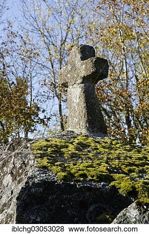 "Stone cross, Nasbinals, Aubrac, Lozere, Region Languedoc-Roussillon, France, Europe" View Large Photo Image Stock Photo - "Stone cross, Nasbinals, Aubrac, Lozere, Region Languedoc-Roussillon, France, Europe". Fotosearch