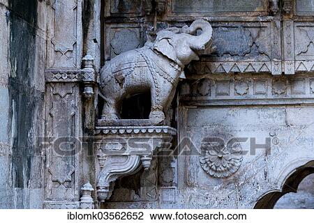 "Stone elephant, Raniji ki Baori, stepwell, Bundi, Rajasthan, India, Asia" View Large Photo Image Stock Image - "Stone elephant, Raniji ki Baori, stepwell, Bundi, Rajasthan, India, Asia". Fotosearch