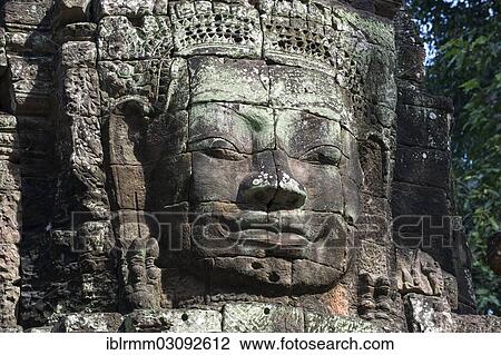 "Stone face at the temple of Ta Som, Ta Som, Siem Reap, Siem Reap Province, Cambodia, Asia" View Large Photo Image Stock Image - "Stone face at the temple of Ta Som, Ta Som, Siem Reap, Siem Reap Province, Cambodia, Asia". Fotosearch