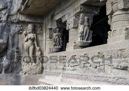 "Stone reliefs in cave 16, the Kailashanatha Cave, Ellora Caves, UNESCO World Heritage Site, Ellora, Maharashtra, India, Asia" View Large Photo Image Stock Image - "Stone reliefs in cave 16, the Kailashanatha Cave, Ellora Caves, UNESCO World Heritage Site, Ellora, Maharashtra, India, Asia". Fotosearch