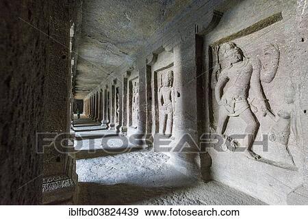 "Stone reliefs in cave 16, the Kailashanatha Cave, Ellora Caves, UNESCO World Heritage Site, Ellora, Maharashtra, India, Asia" View Large Photo Image Stock Photo - "Stone reliefs in cave 16, the Kailashanatha Cave, Ellora Caves, UNESCO World Heritage Site, Ellora, Maharashtra, India, Asia". Fotosearch