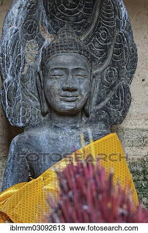 "Stone sculpture in a Buddhist shrine, Siem Reap, Siem Reap, Siem Reap Province, Cambodia, Asia" View Large Photo Image Stock Image - "Stone sculpture in a Buddhist shrine, Siem Reap, Siem Reap, Siem Reap Province, Cambodia, Asia". Fotosearch