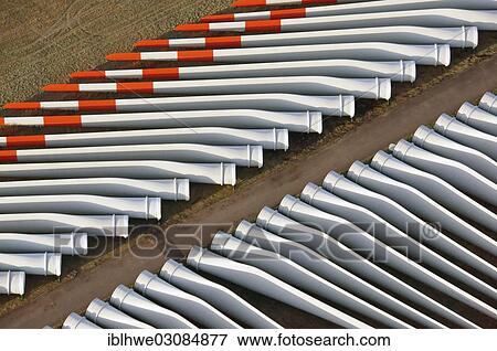 "Storage area with wind blades for wind turbines, Stade, Stade, Lower Saxony, Germany, Europe" View Large Photo Image Stock Photo - "Storage area with wind blades for wind turbines, Stade, Stade, Lower Saxony, Germany, Europe". Fotosearch