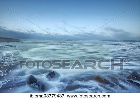 "Stormy sea in the morning, Loekken, Denmark, Europe" View Large Photo Image Stock Photo - "Stormy sea in the morning, Loekken, Denmark, Europe". Fotosearch