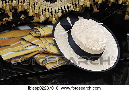 "Straw hat of a gondolier, Venice, Venezia, Veneto, Italy, Europe" View Large Photo Image Stock Photo - "Straw hat of a gondolier, Venice, Venezia, Veneto, Italy, Europe". Fotosearch