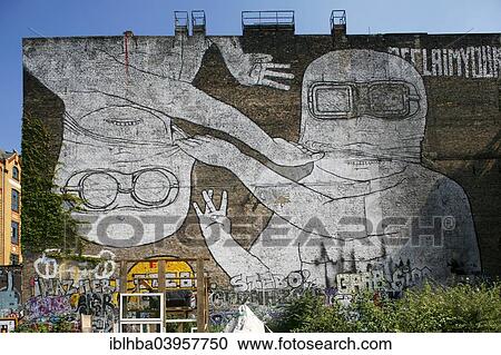Stock Image - "Street art, Berlin-Kreuzberg, Berlin, Germany, Europe". Fotosearch