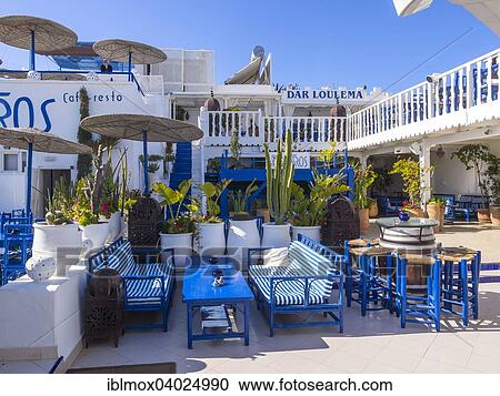 "Street cafe Taros, Moulay Hassan Square, old town, UNESCO World Heritage Site, Essaouira, Morocco, Africa" View Large Photo Image Stock Image - "Street cafe Taros, Moulay Hassan Square, old town, UNESCO World Heritage Site, Essaouira, Morocco, Africa". Fotosearch