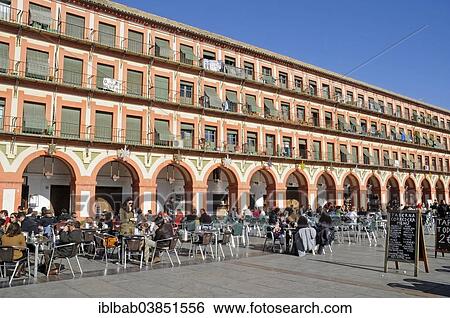 "Street cafes in Plaza de la Corredera square, Cordoba, Andalusia, Spain, Europe" View Large Photo Image Stock Photograph - "Street cafes in Plaza de la Corredera square, Cordoba, Andalusia, Spain, Europe". Fotosearch