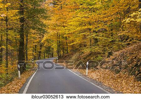 "Street from the Eisbrucke bridge to Remptendorf, in autumn, Burgk, Saaletal, Thuringia, Germany, Europe" View Large Photo Image Stock Image - "Street from the Eisbrucke bridge to Remptendorf, in autumn, Burgk, Saaletal, Thuringia, Germany, Europe". Fotosearch