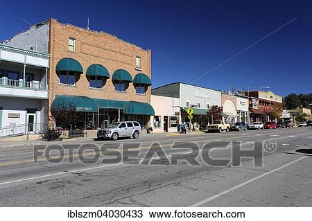 "Street in the centre of the resort, Pagosa Springs, Colorado, United States, North America" View Large Photo Image Stock Image - "Street in the centre of the resort, Pagosa Springs, Colorado, United States, North America". Fotosearch