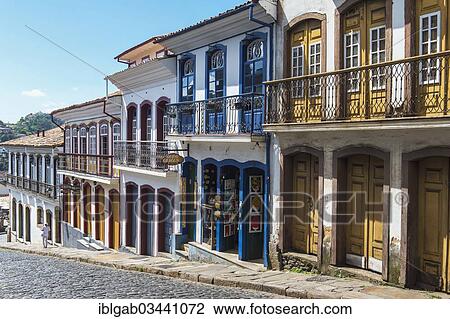 "Street in the historic centre of Ouro Preto, a UNESCO World Heritage Site, Ouro Preto, Minas Gerais, Brazil, South America" View Large Photo Image Stock Image - "Street in the historic centre of Ouro Preto, a UNESCO World Heritage Site, Ouro Preto, Minas Gerais, Brazil, South America". Fotosearch