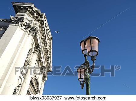 "Street lamp and Church of Santa Maria de la Visitacion, Venedig, Venezia, Veneto Region, Italy, Europe" View Large Photo Image Stock Photo - "Street lamp and Church of Santa Maria de la Visitacion, Venedig, Venezia, Veneto Region, Italy, Europe". Fotosearch