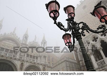 "Street lamps, St Mark's Basilica in the mist, St. Mark's Square, Venice, Veneto, Italy, Europe" View Large Photo Image Stock Image - "Street lamps, St Mark's Basilica in the mist, St. Mark's Square, Venice, Veneto, Italy, Europe". Fotosearch
