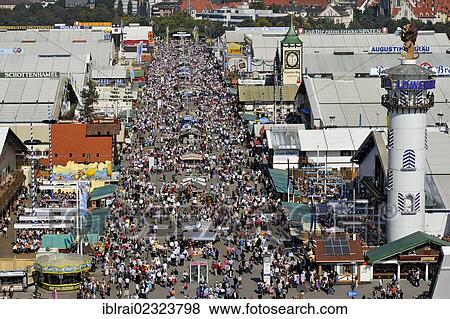 "Street of the beer tents, Oktoberfest festival, Munich, Upper Bavaria, Bavaria, Germany, Europe" View Large Photo Image Stock Photo - "Street of the beer tents, Oktoberfest festival, Munich, Upper Bavaria, Bavaria, Germany, Europe". Fotosearch