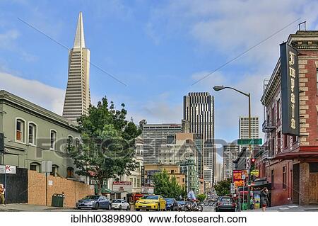 Street Plage Nord San Francisco Californie Etats Unis Nord America Banque Dimage