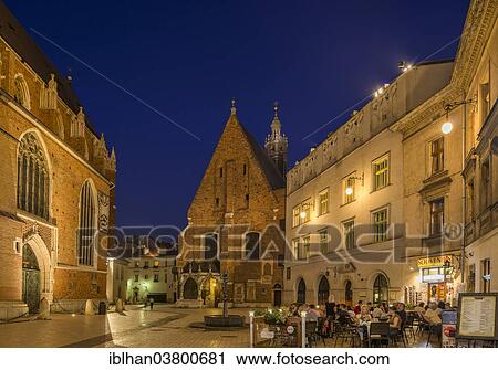 "Street restaurant at the St. Barbara's Church, Stare Miasto old town, Krakow, Lesser Poland Voivodeship, Poland, Europe" View Large Photo Image Stock Image - "Street restaurant at the St. Barbara's Church, Stare Miasto old town, Krakow, Lesser Poland Voivodeship, Poland, Europe". Fotosearch